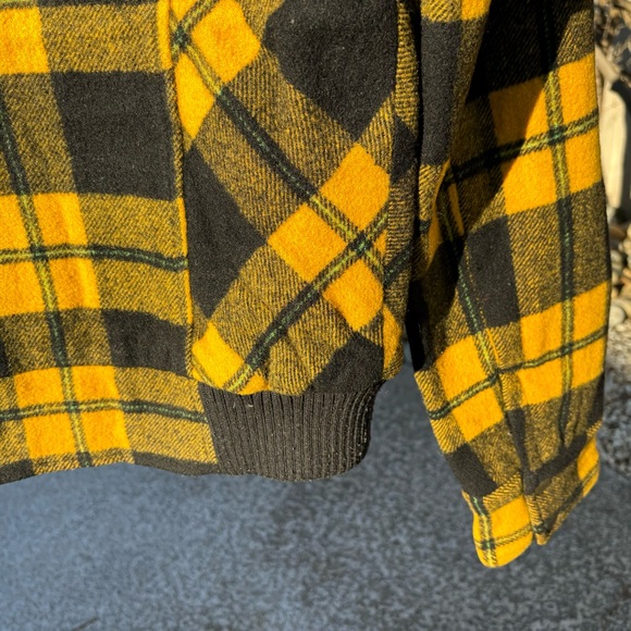 ALDO women’s wool jacket coat checked elastic at side full zipper front size M - Picture 8 of 12